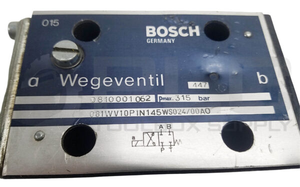 BOSCH 0810001062 DIRECTIONAL CONTROL VALVE 081WV10P1N145WS024/00A0, 0831000150 - Image 3