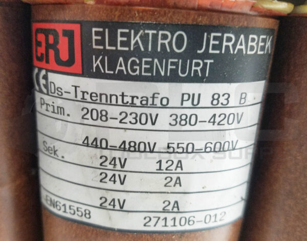 ELEKTRO JERABEK PU 83 B TRANSFORMER - Image 5