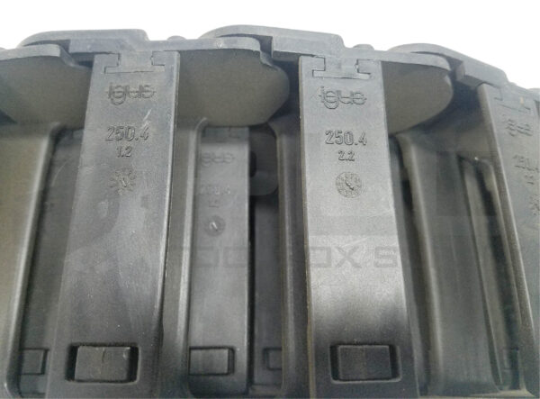 NEW IGUS 25.3.150 CABLE CARRIER E-CHAIN, 71 LINKS, 3-5/8" x 1-3/8" x 128", R55 - Image 3