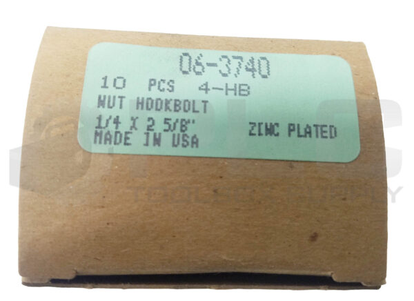 LOT OF 30 NEW IVES 06-3740 NUT HOOKBOLT 1/4 x 2-5/8" ZINC PLATED 4-HB - Image 4