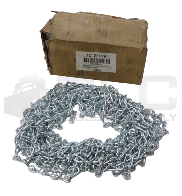 NEW GRAINGER 2ZDJ9 STEEL CHAIN ~28'