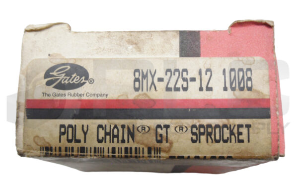 NEW GATES 8MX-22S-12 1008 POLY CHAIN GT SPROCKET, 22 TEETH, 8MX-22S-12-1008 - Image 8