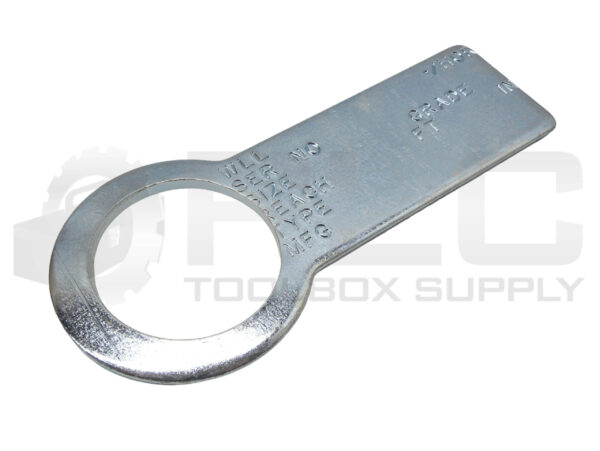 NEW GJC 547303 STEEL CHAIN WARNING TAG, 5" X 2" - Image 3