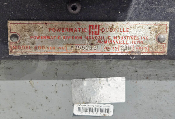 POWERMATIC 87 VERTICAL BAND SAW W/ FLASH WELDER 600, 15A 230V & LIGHT - Image 11