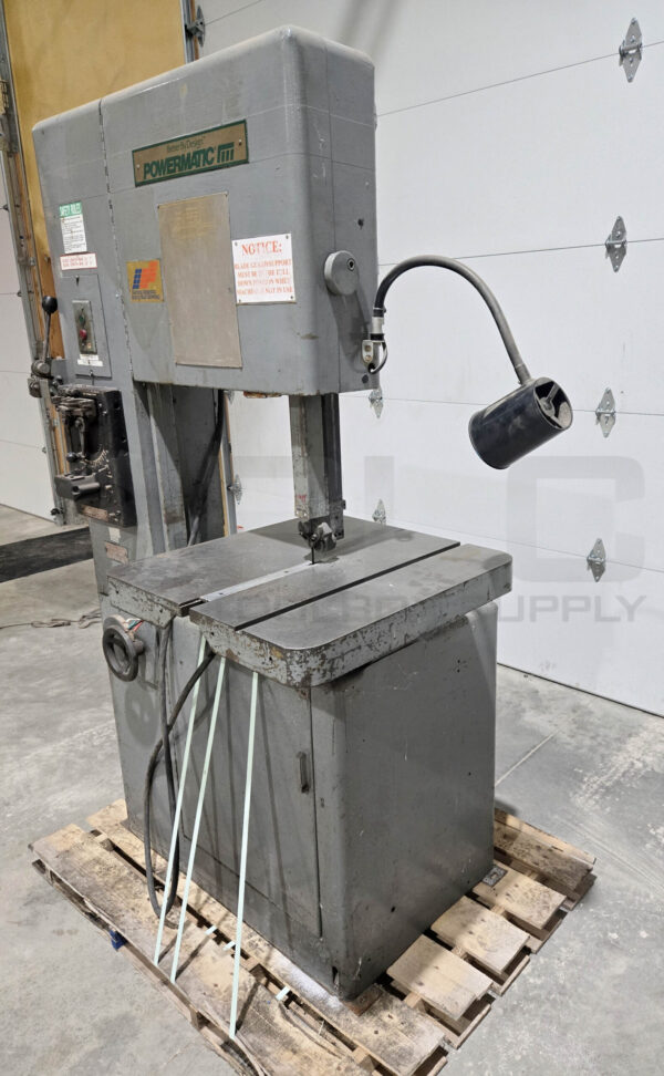 POWERMATIC 87 VERTICAL BAND SAW W/ FLASH WELDER 600, 15A 230V & LIGHT - Image 3