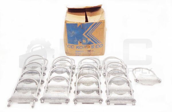 NEW BOX OF 21 KORNS KNRA-4 RIGHT ANGLE CLAMPS 4"