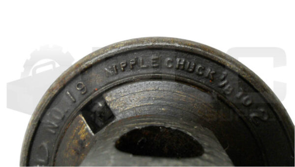 RIDGID NO 19 NIPPLE CHUCK 1/8"-2" W/ NO 9 NIPPLE CHUCK ADAPTOR 3/8" - Image 7