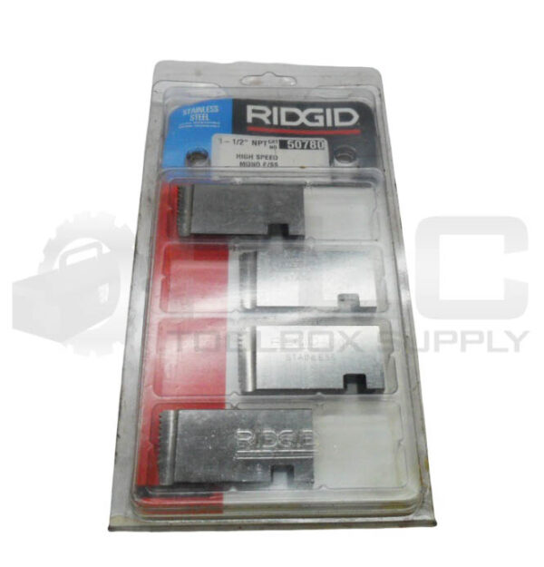 SEALED NEW SET OF 4 RIDGID 50780 HIGH SPEED BOLT DIE SET 1-1/2"NPT