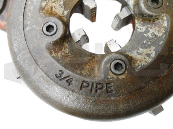 RIDGID 500 PIPE THREAD DIE HEAD 3/4" W/ E-671 HANDLE - Image 4
