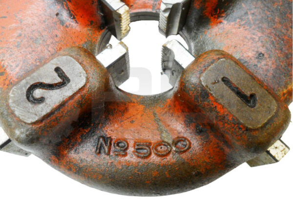 RIDGID 500 PIPE THREAD DIE HEAD 3/4" W/ E-671 HANDLE - Image 6