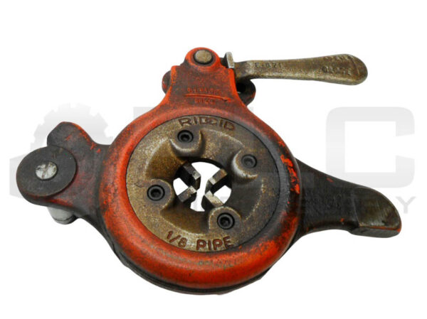 RIDGID 500 PIPE THREAD DIE HEAD 1/8" W/ E-671 HANDLE