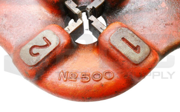 RIDGID 500 PIPE THREAD DIE HEAD 1/8" W/ E-671 HANDLE - Image 6