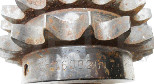 MARTIN D60B20H DOUBLE-WIDTH SPROCKET 20 TEETH 1-5/8" BORE - Image 5