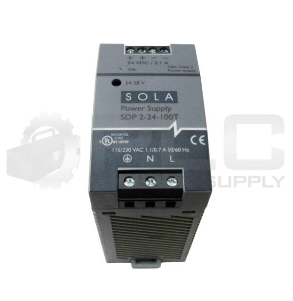 LOT OF 2 SOLA SDP 2-24-100T POWER SUPPLY 115-230VAC 1.1/0.7A 50/60HZ - Image 2