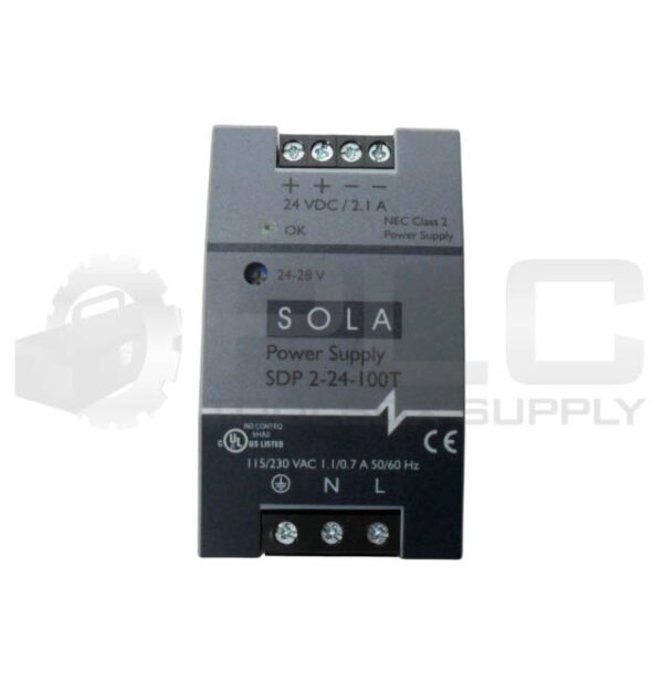 LOT OF 2 SOLA SDP 2-24-100T POWER SUPPLY 115-230VAC 1.1/0.7A 50/60HZ - Image 3