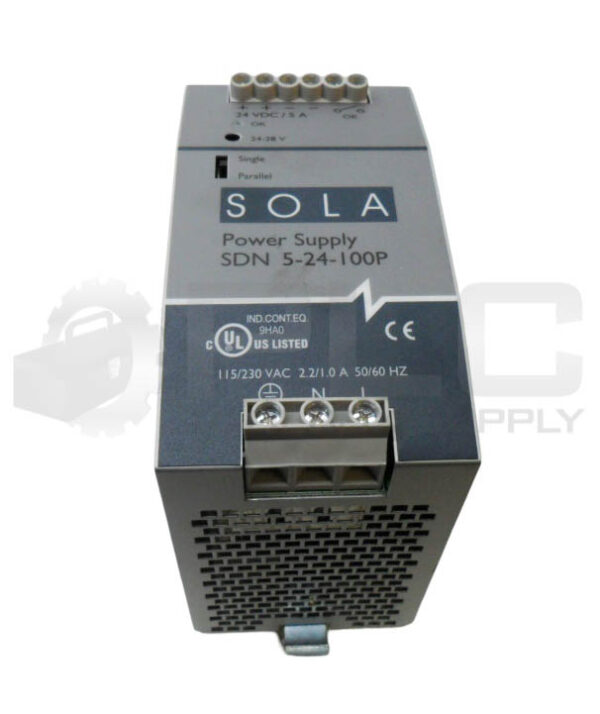 LOT OF 2 SOLA SDN 5-24-100P POWER SUPPLY 115-230VAC 2.2/1.0A 50/60HZ - Image 2