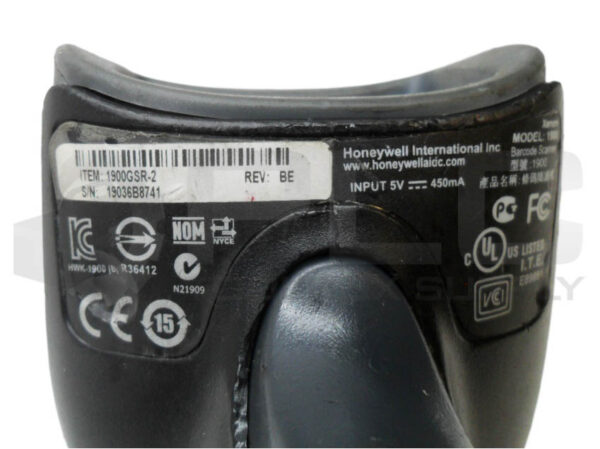 HONEYWELL 1900GSR-2 BARCODE SCANNER 5V 1900 - Image 5