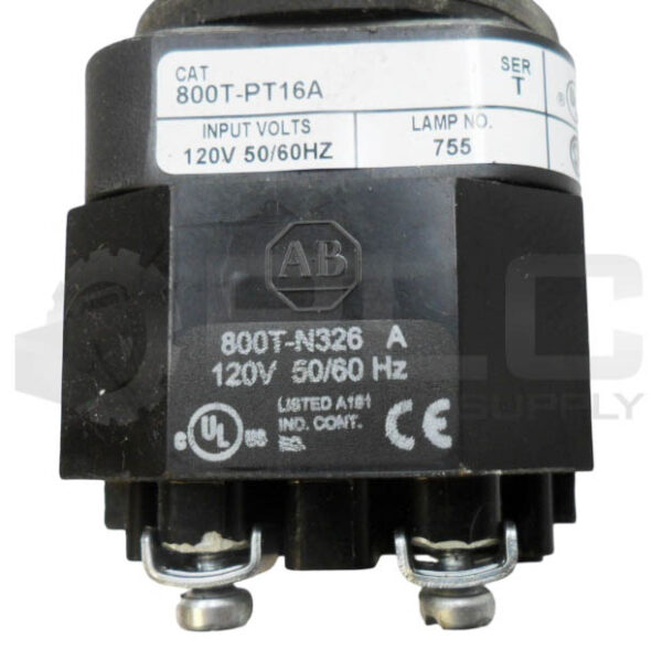 ALLEN BRADLEY 800T-PT16A /T PUSH BUTTON RED W/ 800T-N236 /A COIL W/ 800T-XA /D - Image 5