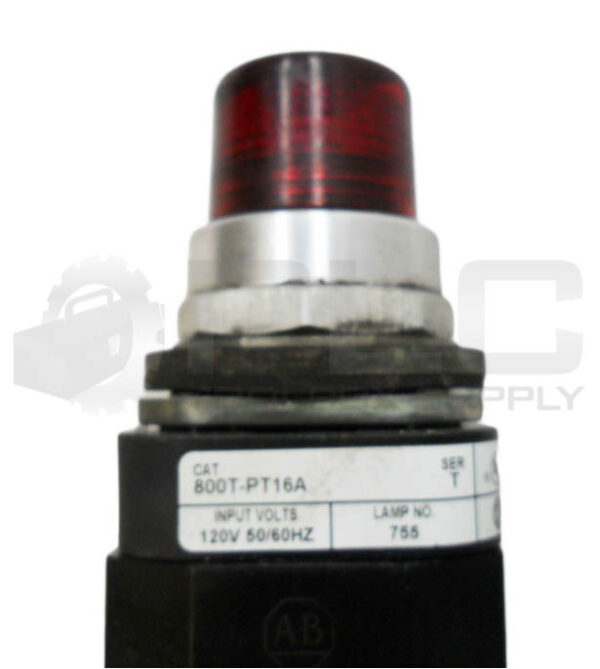 ALLEN BRADLEY 800T-PT16A /T PUSH BUTTON RED W/ 800T-N236 /A COIL W/ 800T-XA /D - Image 6