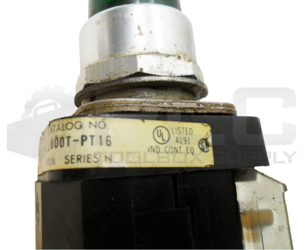 LOT OF 3 ALLEN BRADLEY 800T-PT16 /N PUSH BUTTON W/ 800T-XA /C CONTACT BLOCK - Image 6