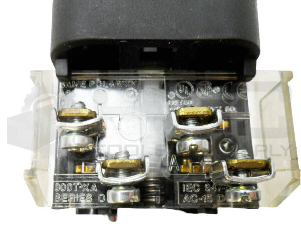 ALLEN BRADLEY 800T-PT16R /T PUSH BUTTON W/ GUARD W/ 800T-N326 /A W/ 800T-XA /D - Image 4