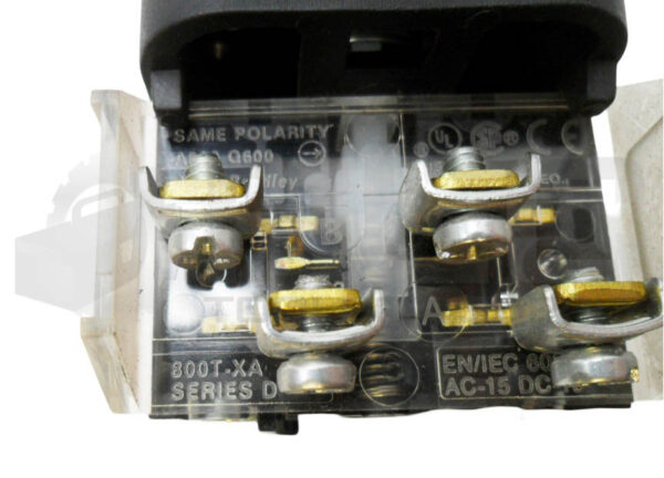 ALLEN BRADLEY 800T-PA16R /T PUSH BUTTON W/ GUARD W/ 800T-N326 /A W/ 800T-XA /D - Image 4