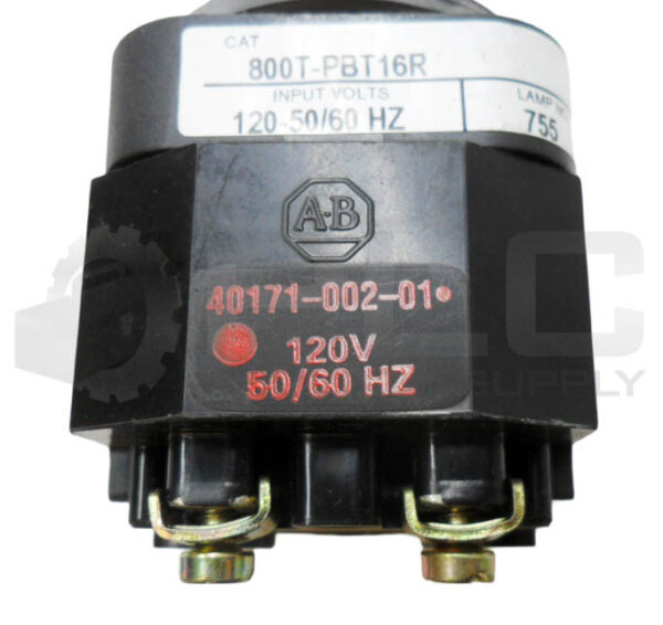 ALLEN BRADLEY 800T-PBT16R /T PUSH BUTTON W/ 40171-002-01 COIL W/ 800T-XA /D - Image 5