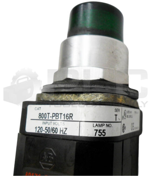 ALLEN BRADLEY 800T-PBT16R /T PUSH BUTTON W/ 40171-002-01 COIL W/ 800T-XA /D - Image 6