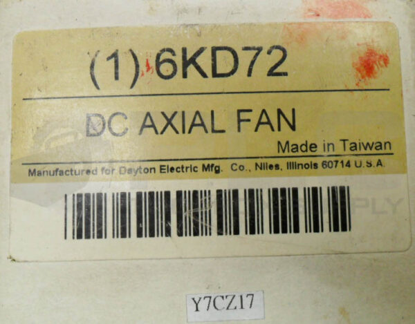 NEW DAYTON 6KD72 DC AXIAL FAN 2800RPM 24V *READ* - Image 5