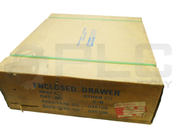 SEALED NEW HALLOWELL 6320-2020 ENCLOSED DRAWER GRAY *READ*