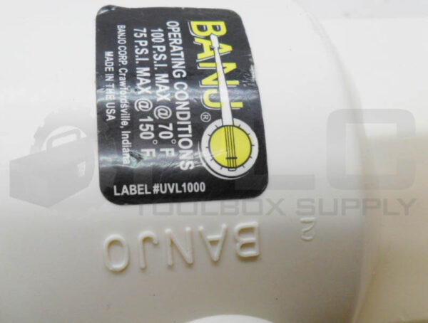 NEW BANJO UV-200-FP BALL VALVE 100PSI 2" UVL1000 - Image 5