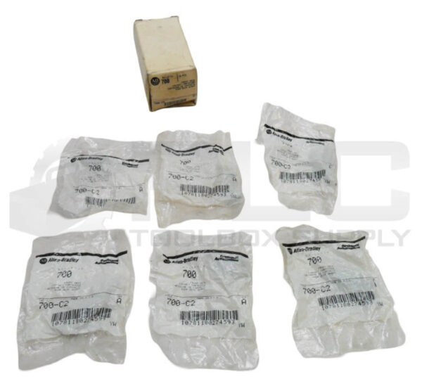 NEW BOX OF 6 ALLEN BRADLEY 700-C2 /A FRONT DECK CONTACT CARTRIDGE *READ*