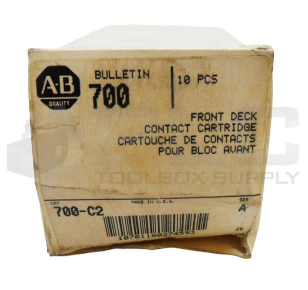 NEW BOX OF 6 ALLEN BRADLEY 700-C2 /A FRONT DECK CONTACT CARTRIDGE *READ* - Image 5