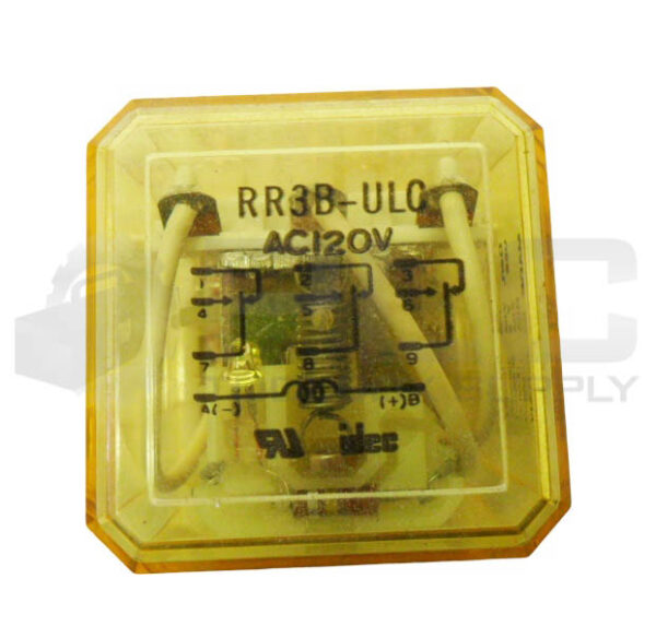 LOT OF 4 IDEC RR3B-ULC RELAY 120VAC - Image 4