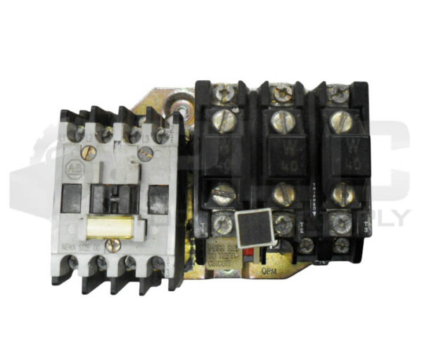 ALLEN BRADLEY 509-TOD /B FULL VOLTAGE STARTER 3PH 600V 9A *READ* - Image 2