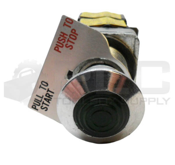 REES 40702 B NC PUSH BUTTON GREEN MUSHROOM 600VACW/ 40716 P NC CONTACT BLOCK - Image 2