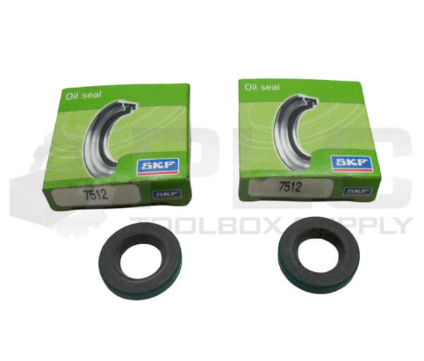 LOT OF 2 NEW SKF 7512 OIL SEAL 11/16" BORE