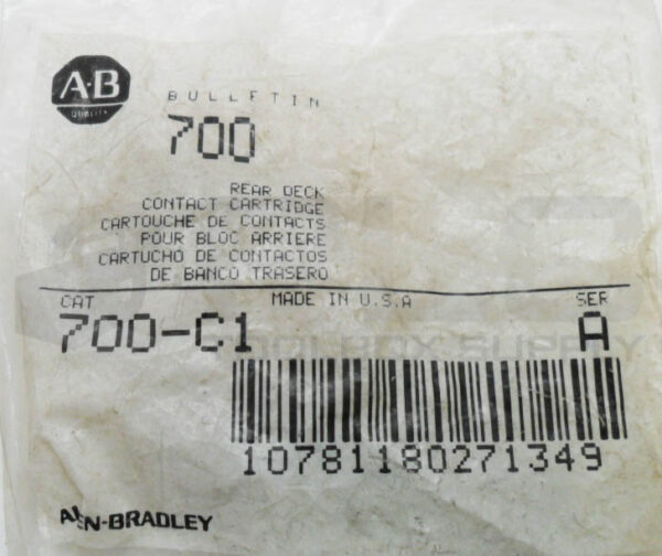 LOT OF 2 SEALED NEW ALLEN BRADLEY 700-C1 /A REAR DECK CONTACT CARTRIDGE - Image 5