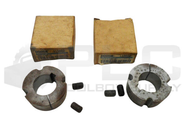 LOT OF 2 NEW DODGE 119602 TAPER LOCK BUSHING 1610 X 30MM *READ*