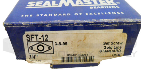 NEW SEALMASTER SFT-12 2 BOLT FLANGE BEARING UNIT 3/4" 700539 *READ* - Image 7