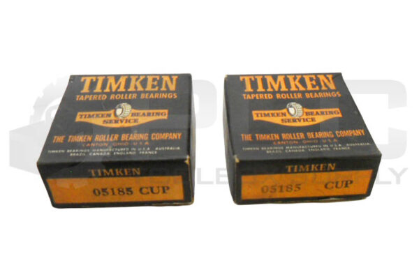 LOT OF 2 SEALED NEW TIMKEN 05185 TAPERED ROLLER BEARING CUP *READ*
