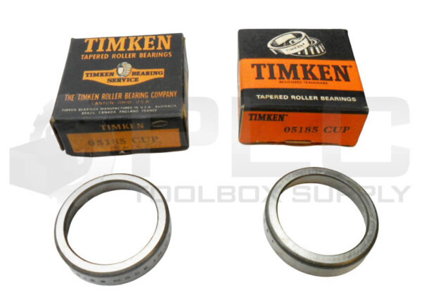 LOT OF 2 NEW TIMKEN 05185 TAPERED ROLLER BEARING CUP *READ*