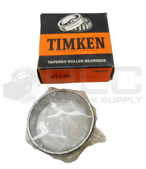 LOT OF 2 NEW TIMKEN 07196 TAPERED ROLLER BEARING CUP 1-5/8" BORE *READ* - Image 2