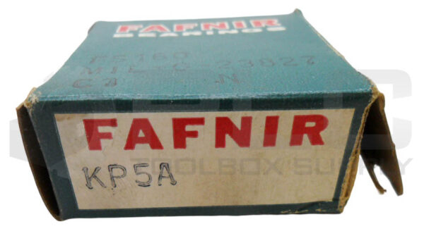 NEW FAFNIR KP5A SINGLE ROW BALL BEARING 5/16" BORE FS160 MIL-G-23827 *READ* - Image 7