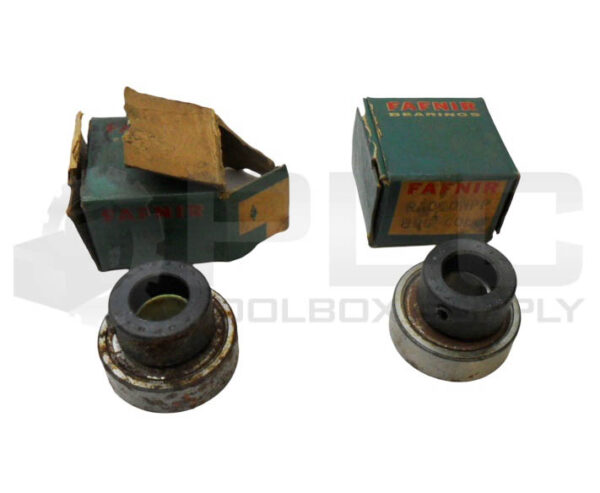 LOT OF 2 NEW FAFNIR RA010NPP BALL BEARING INSERT W/ COLLAR 11/16" BORE *READ*