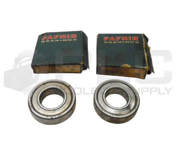 LOT OF 2 NEW FAFNIR 206KD SINGLE ROW BALL BEARING 1-3/16" BORE *READ*