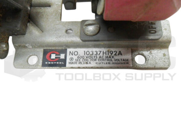 CUTLER HAMMER 10337H192A PNEUMATIC TIMER RELAY 600VAC - Image 5