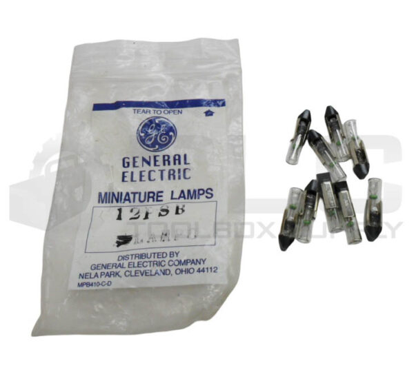 NEW BAG OF 9 GENERAL ELECTRIC 12PSB MINIATURE LAMPS