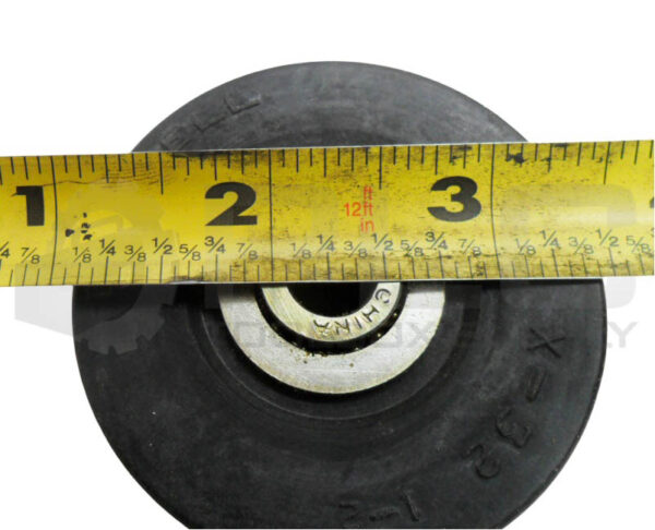 LOT OF 7 DARNELL X-32 CASTER WHEEL 2-1/2" W 3/8" BORE - Image 4