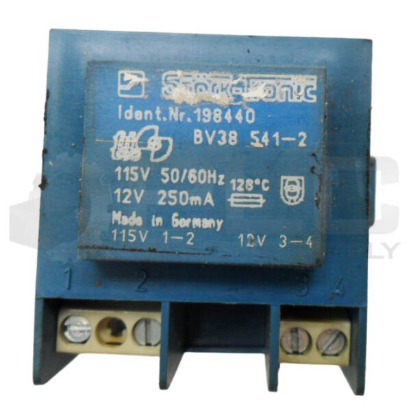 STORKTRONIC 198440 TRANSFORMER 115V 50/60HZ BV38 541-2 - Image 4